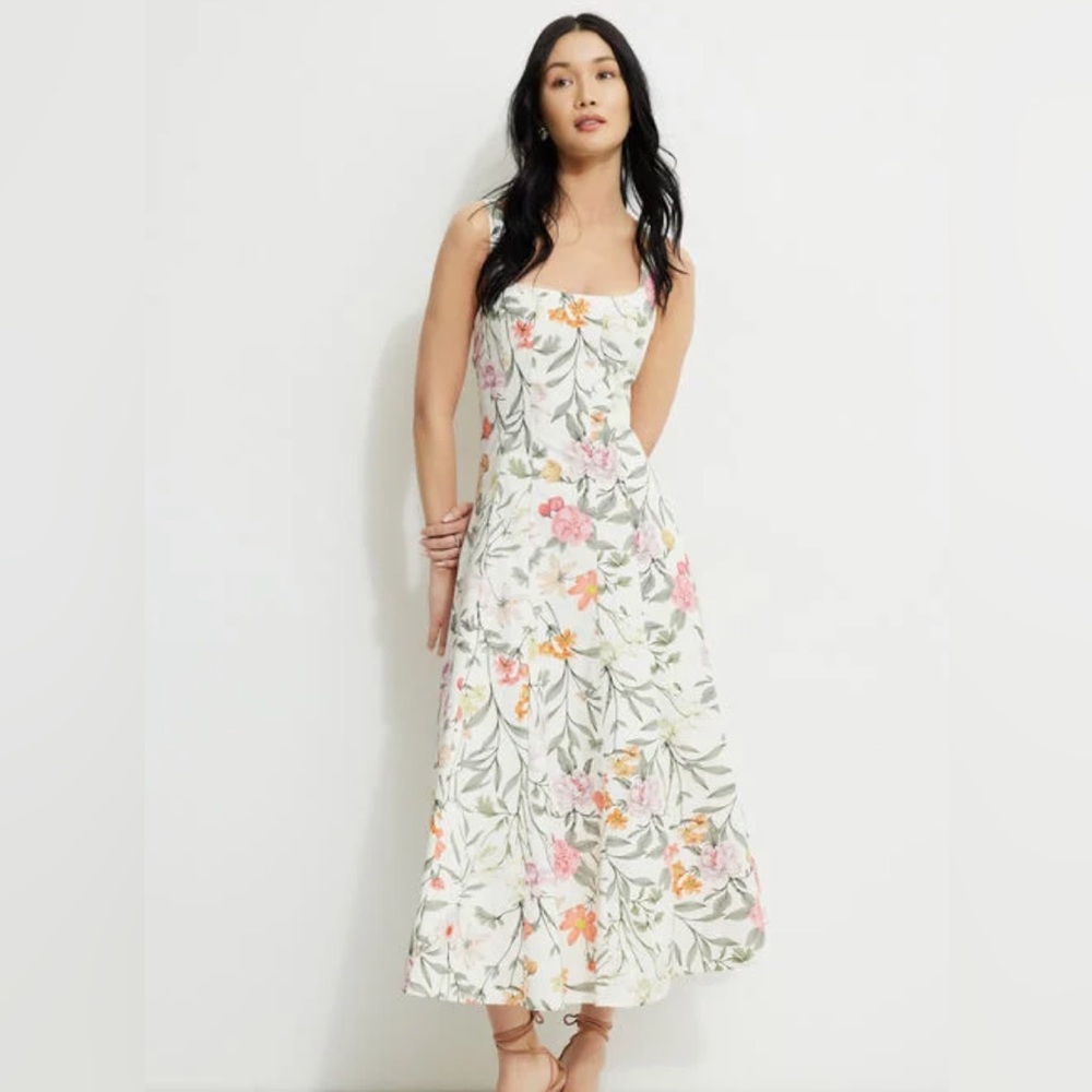 dynamite Capri Poplin Maxi Dress - M